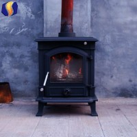 12KW China supplier cast iron wood burning stove HS-STOVE-X12L