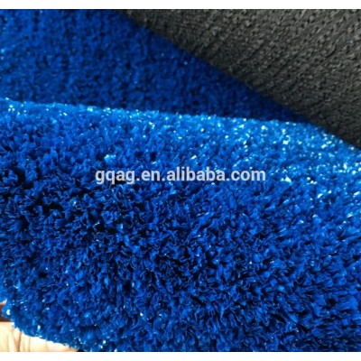 blue  artificial turf for gym